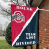 Ohiostate vs Custom Team House Divided Flag, NCAA Rivalry Flag 1 Ohiostate vs Custom Team House Divided Flag, NCAA Rivalry Flag