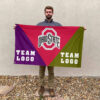 Ohiostate vs Custom Team House Divided Flag, NCAA Spirit Flag 2 Ohiostate vs Custom Team House Divided Flag, NCAA Spirit Flag