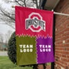 Ohiostate vs Custom Team House Divided Flag, Personalized Game Day Flag 1 Ohiostate vs Custom Team House Divided Flag, Personalized Game Day Flag