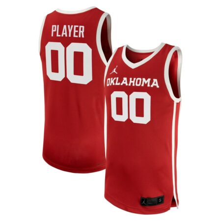 Oklahoma Sooners Jordan Brand Unisex NIL Pick-A-Player Womens Basketball Jersey – Crimson, Limited Replica Fan Edition