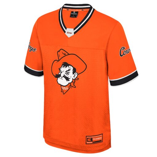 Oklahoma State Cowboys Colosseum Nothing But The Hits Football Jersey – Orange, Limited Replica Fan Edition