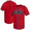 Ole Miss Rebels Nike Limited Baseball Jersey - Red, Limited Replica Fan Edition