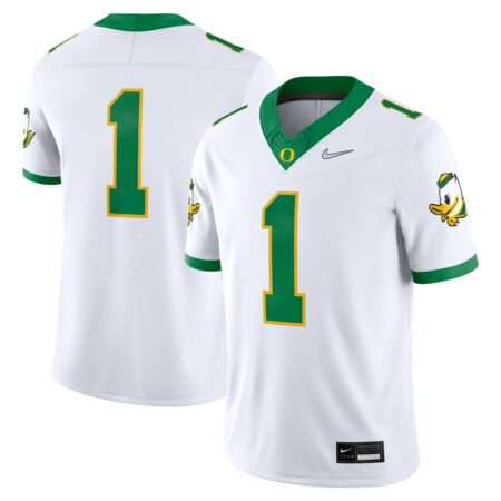 Oregon Ducks Nike Alternate Game Jersey – White, Limited Replica Fan Edition
