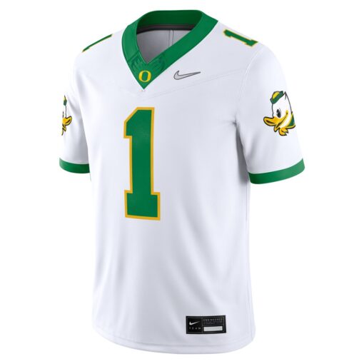 Oregon Ducks Nike Alternate Game Jersey – White, Limited Replica Fan Edition