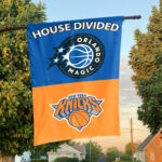 Orlando vs New York House Divided Flag, NBA House Divided Flag