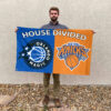 Orlando vs New York House Divided Flag, NBA House Divided Flag 2 Orlando vs New York House Divided Flag, NBA House Divided Flag