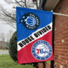 Orlando vs Philadelphia House Divided Flag, NBA House Divided Flag
