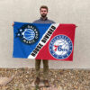 Orlando vs Philadelphia House Divided Flag, NBA House Divided Flag