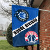 Orlando vs Washington House Divided Flag, NBA House Divided Flag 1 Orlando vs Washington House Divided Flag, NBA House Divided Flag