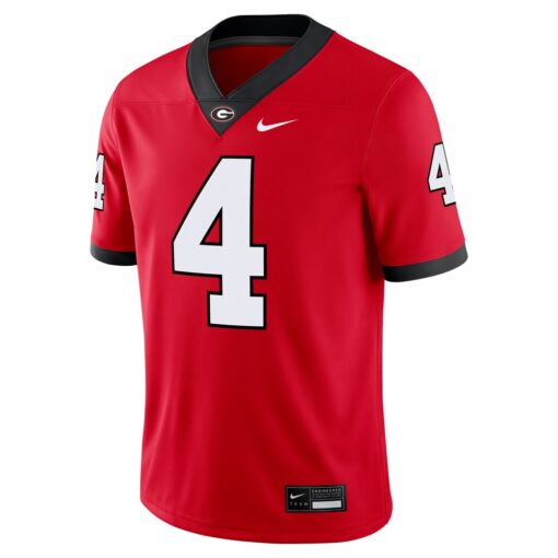 Oscar Delp Georgia Bulldogs Nike NIL Football Game Jersey – Red, Limited Replica Fan Edition