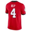 Oscar Delp Georgia Bulldogs Nike NIL Football Game Jersey - Red, Limited Replica Fan Edition