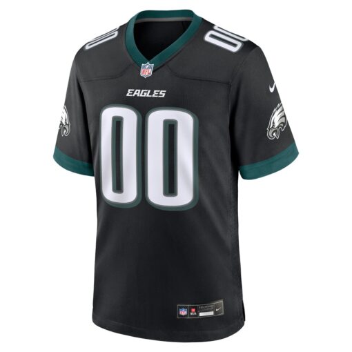 Philadelphia Eagles  Alternate Custom Game Jersey – Black, Limited Replica Fan Edition