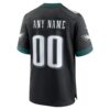 Philadelphia Eagles Alternate Custom Game Jersey - Black, Limited Replica Fan Edition