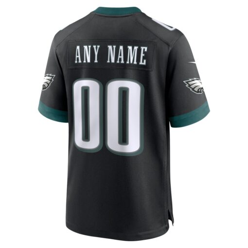 Philadelphia Eagles  Alternate Custom Game Jersey – Black, Limited Replica Fan Edition