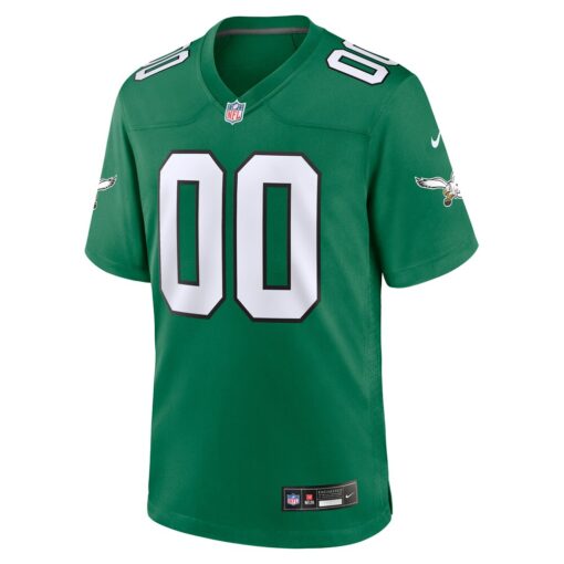 Philadelphia Eagles  Alternate Custom Game Jersey – Kelly Green, Limited Replica Fan Edition