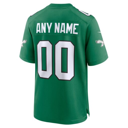 Philadelphia Eagles  Alternate Custom Game Jersey – Kelly Green, Limited Replica Fan Edition