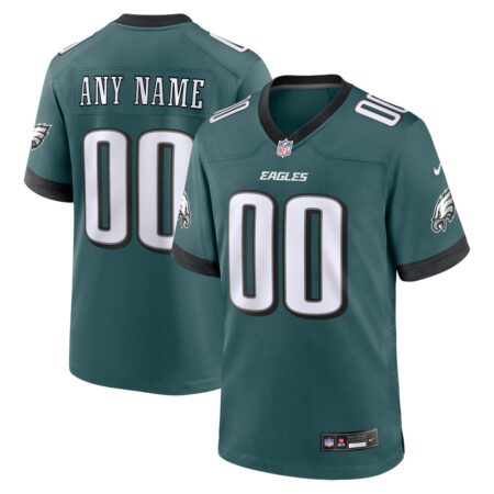 Philadelphia Eagles  Custom Game Jersey – Midnight Green, Limited Replica Fan Edition