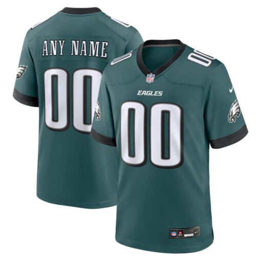 Philadelphia Eagles  Custom Game Jersey – Midnight Green, Limited Replica Fan Edition