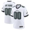 Philadelphia Eagles Custom Game Jersey - White, Limited Replica Fan Edition