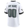 Philadelphia Eagles Custom Game Jersey - White, Limited Replica Fan Edition