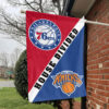 Philadelphia vs New york House Divided Flag, NBA House Divided Flag 1 Philadelphia vs New york House Divided Flag, NBA House Divided Flag