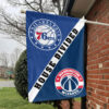 Philadelphia vs Washington House Divided Flag, NBA House Divided Flag 1 Philadelphia vs Washington House Divided Flag, NBA House Divided Flag
