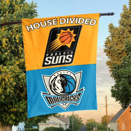 Phoenix vs Dallas House Divided Flag, NBA House Divided Flag