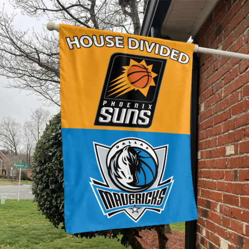 Phoenix vs Dallas House Divided Flag, NBA House Divided Flag Phoenix vs Dallas House Divided Flag, NBA House Divided Flag