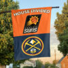 Phoenix vs Denver House Divided Flag, NBA House Divided Flag