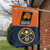 Phoenix vs Denver House Divided Flag, NBA House Divided Flag