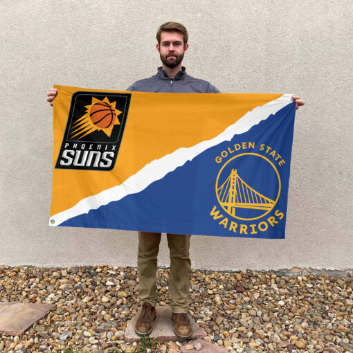 Phoenix vs Golden State House Divided Flag, NBA House Divided Flag