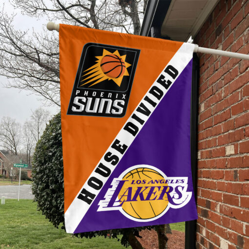 Phoenix vs Los Angeles House Divided Flag, NBA House Divided Flag Phoenix vs Los Angeles House Divided Flag, NBA House Divided Flag