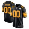Pittsburgh Steelers Alternate Custom Game Jersey - Black, Limited Replica Fan Edition