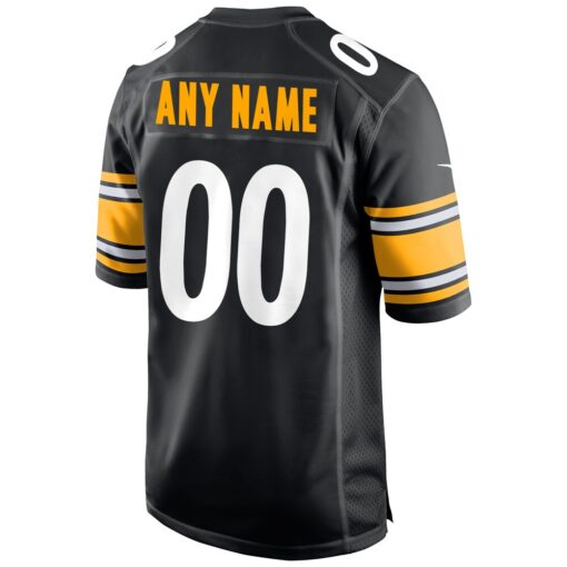 Pittsburgh Steelers  Custom Game Jersey – Black, Limited Replica Fan Edition