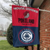 Portland vs LA House Divided Flag, NBA House Divided Flag 1 Portland vs LA House Divided Flag, NBA House Divided Flag