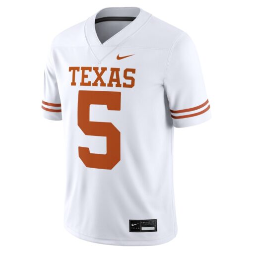Quintrevion Wisner Texas Longhorns Nike White NIL Football Game Jersey – White, Limited Replica Fan Edition