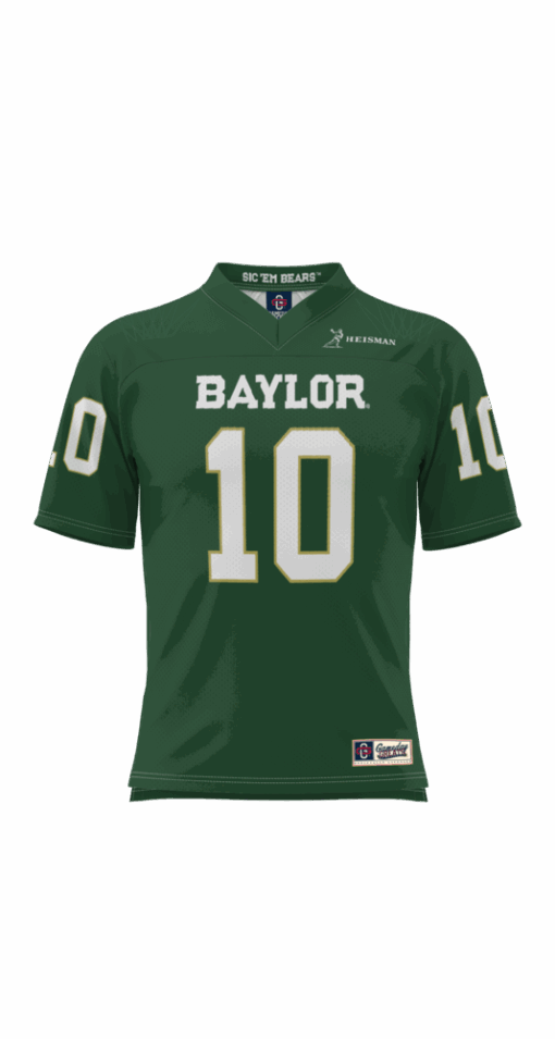 Robert Griffin III Baylor Bears GameDay Greats Heisman Football Jersey – Green, Limited Replica Fan Edition