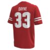 Ron Dayne Wisconsin Badgers Under Armour NIL Football Replica Player Jersey - Red, Limited Replica Fan Edition
