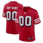 San Francisco 49ers  Alternate Custom Game Jersey - Scarlet, Limited Replica Fan Edition