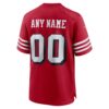 San Francisco 49ers Alternate Custom Game Jersey - Scarlet, Limited Replica Fan Edition