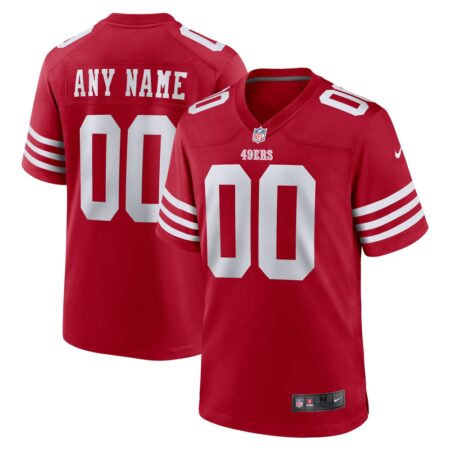 San Francisco 49ers  Custom Jersey – Scarlet, Limited Replica Fan Edition