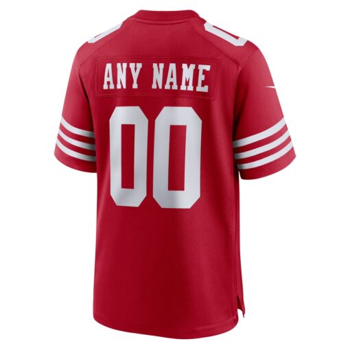 San Francisco 49ers  Custom Jersey – Scarlet, Limited Replica Fan Edition