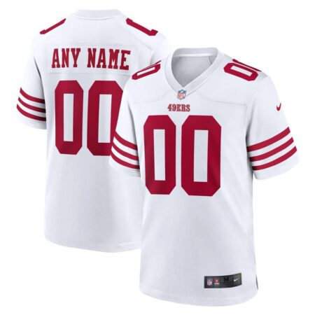 San Francisco 49ers  Game Custom Player Jersey – White, Limited Replica Fan Edition