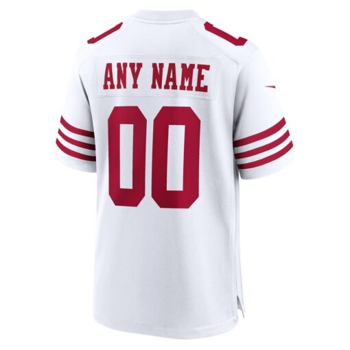 San Francisco 49ers  Game Custom Player Jersey – White, Limited Replica Fan Edition