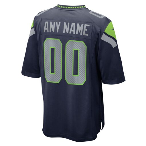 Seattle Seahawks  50th Season Team Custom Game Jersey – College Navy, Limited Replica Fan Edition
