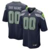 Seattle Seahawks Custom Game Jersey - College Navy, Limited Replica Fan Edition