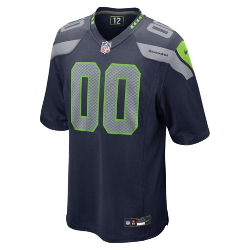 Seattle Seahawks  Custom Game Jersey – College Navy, Limited Replica Fan Edition