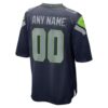 Seattle Seahawks Custom Game Jersey - College Navy, Limited Replica Fan Edition