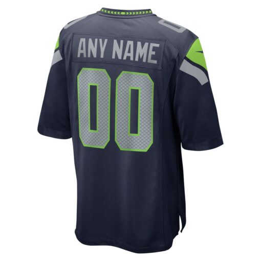 Seattle Seahawks  Custom Game Jersey – College Navy, Limited Replica Fan Edition