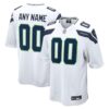 Seattle Seahawks Custom Game Jersey - White, Limited Replica Fan Edition